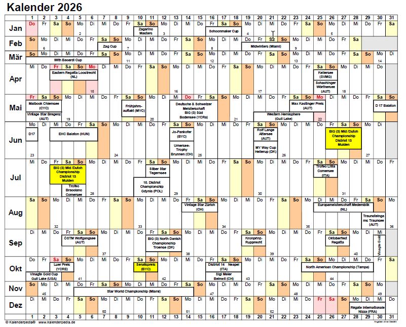 2026 Planungskalender - VDS